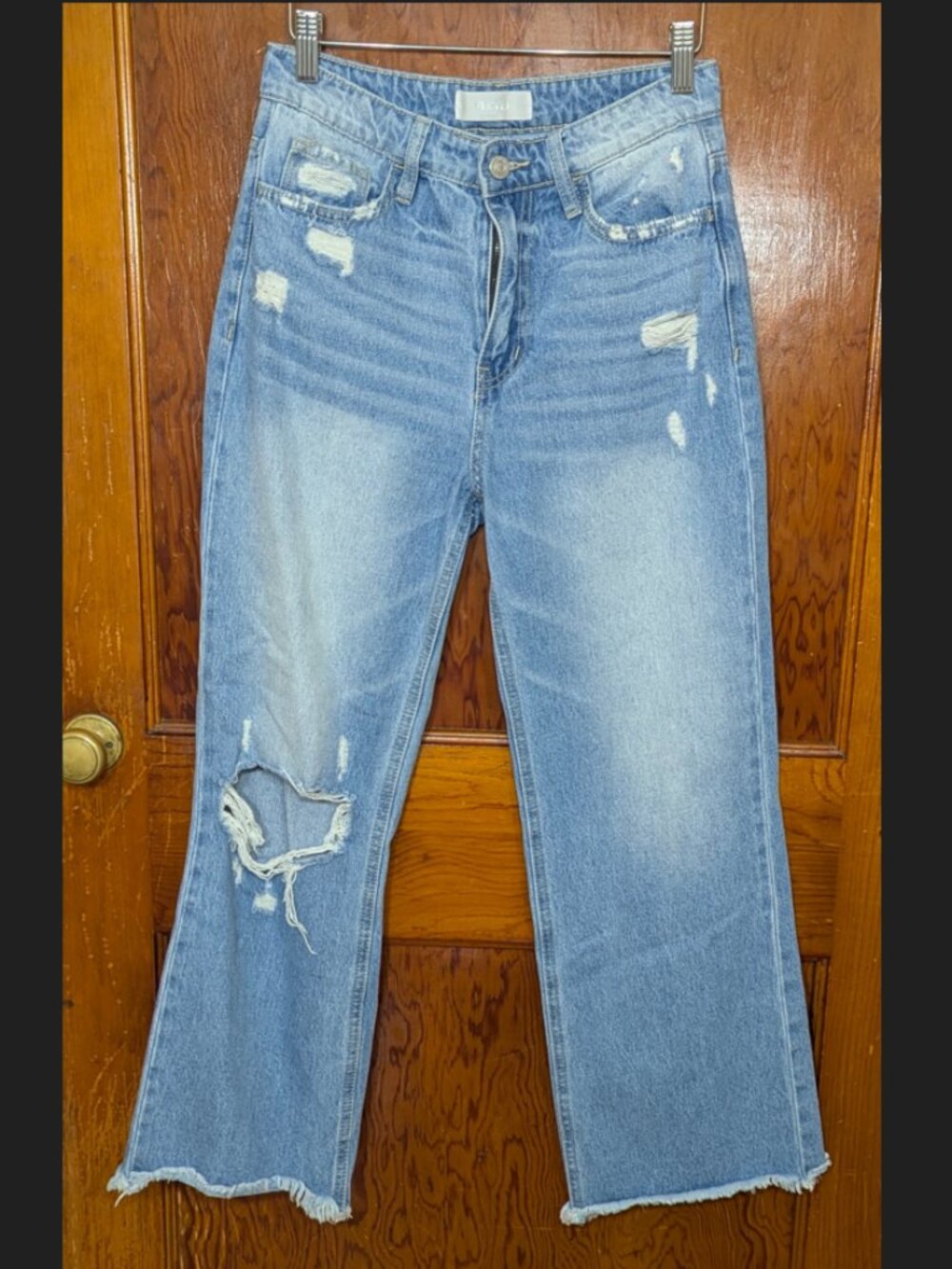 Vervet 90's Vintage Ankle Flare Jeans